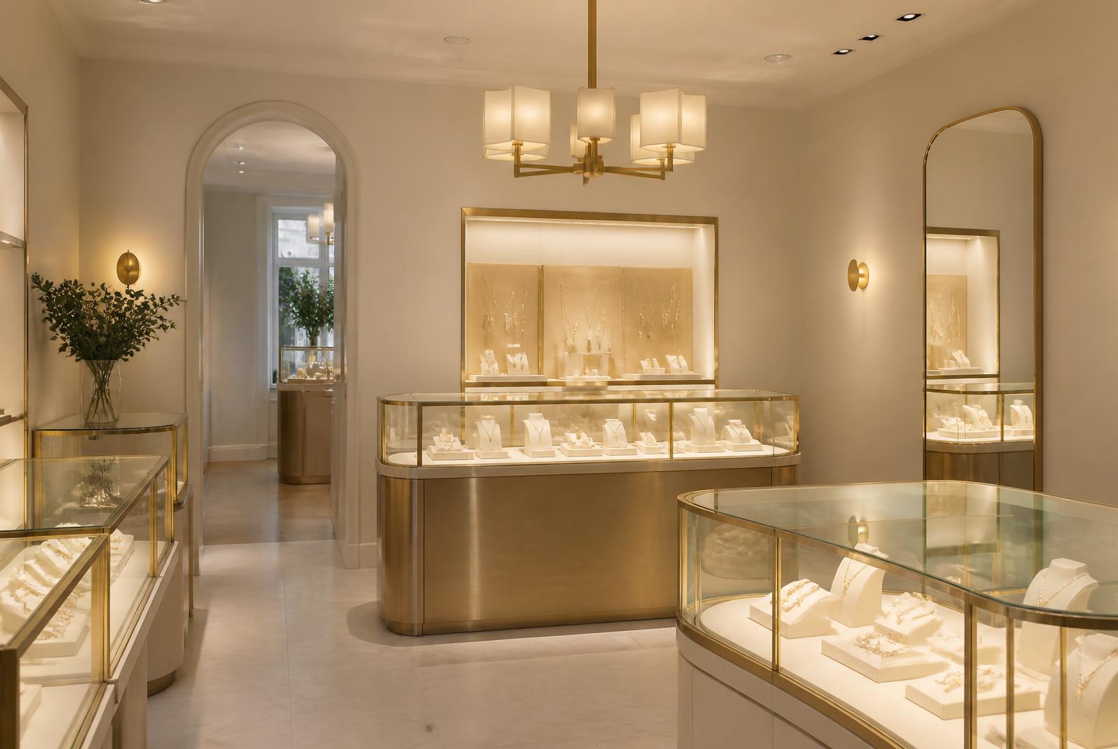 The Gold Factory London showroom interior